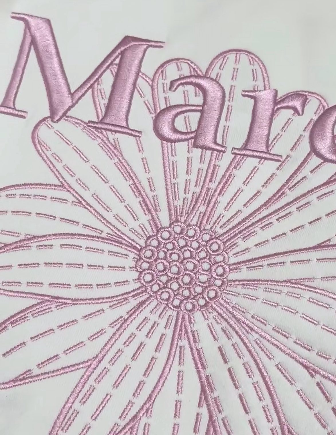 MARDI樱花粉白色卫衣现货