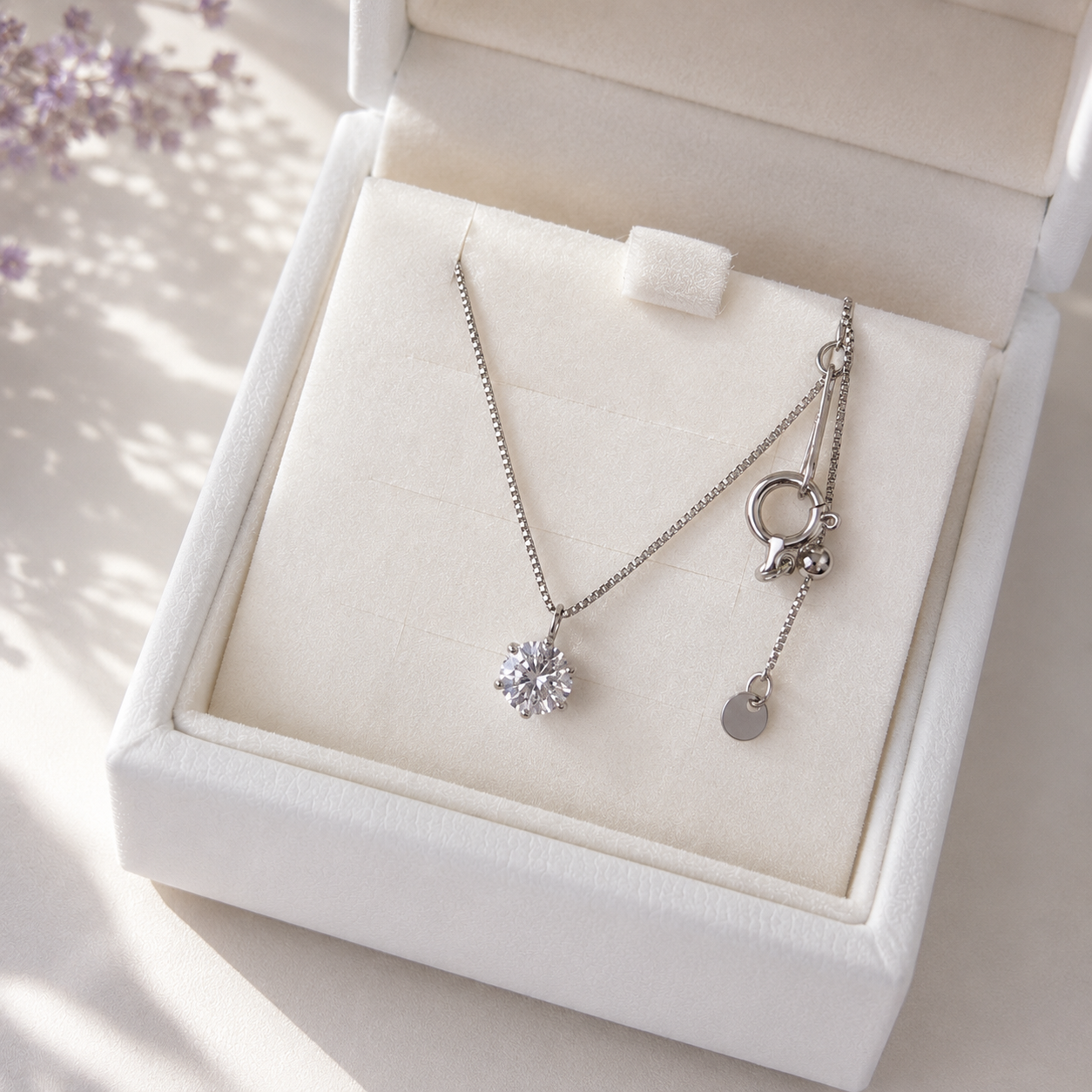 0.312ct Diamond Necklace ♡ 天然钻石项链